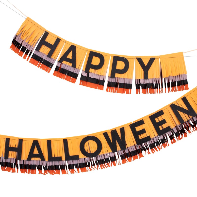 Halloween Fringe Garland Set
