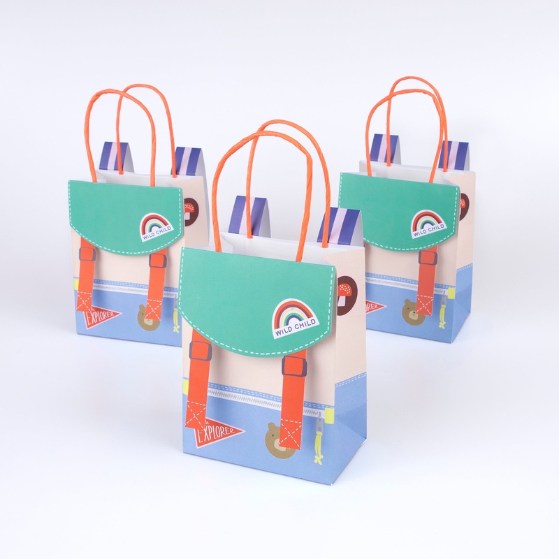 Outdoor Adventures Backpack Party Bags (x 8)