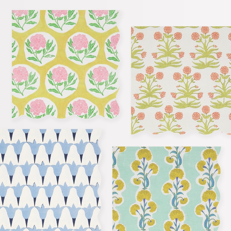 x Molly Mahon Large Napkins (x 16)