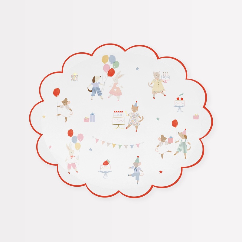 Animal Friends Side Plates (x 8)
