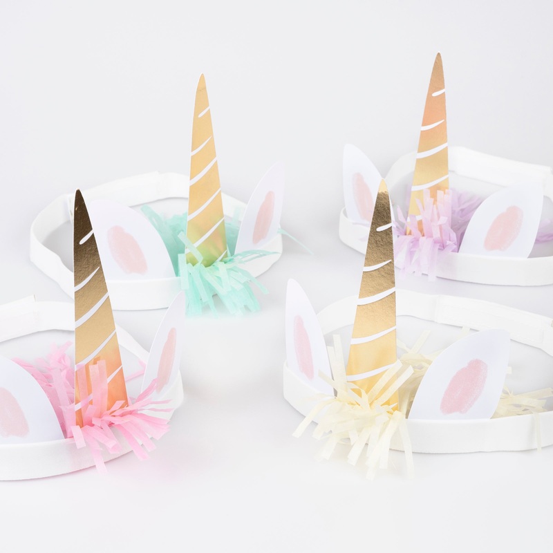 Meadow Unicorns Horn Headbands (x 8)