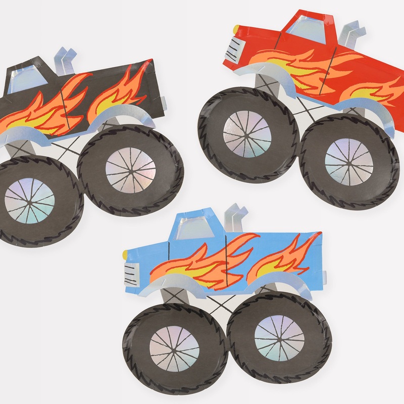 Monster Truck Plates (x 8)