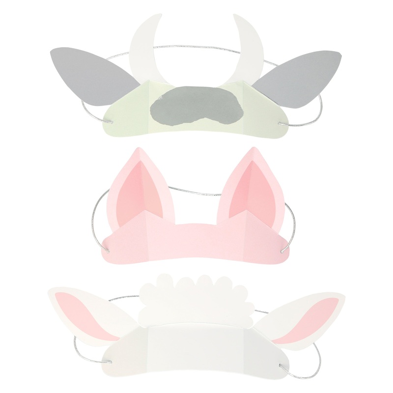 On The Farm Animal Ears (x 8)