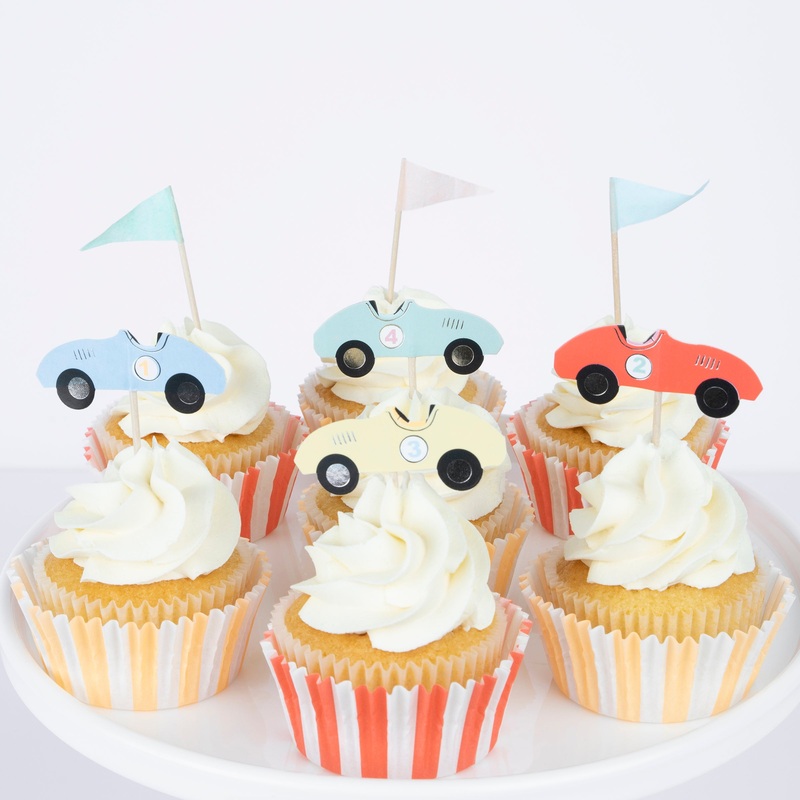 Race Car Cupcake Kit (x 24 toppers)