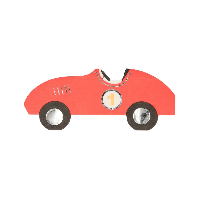 Race Car Napkins (x 16)