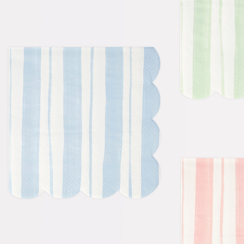 Ticking Stripe Large Napkins (x 16)