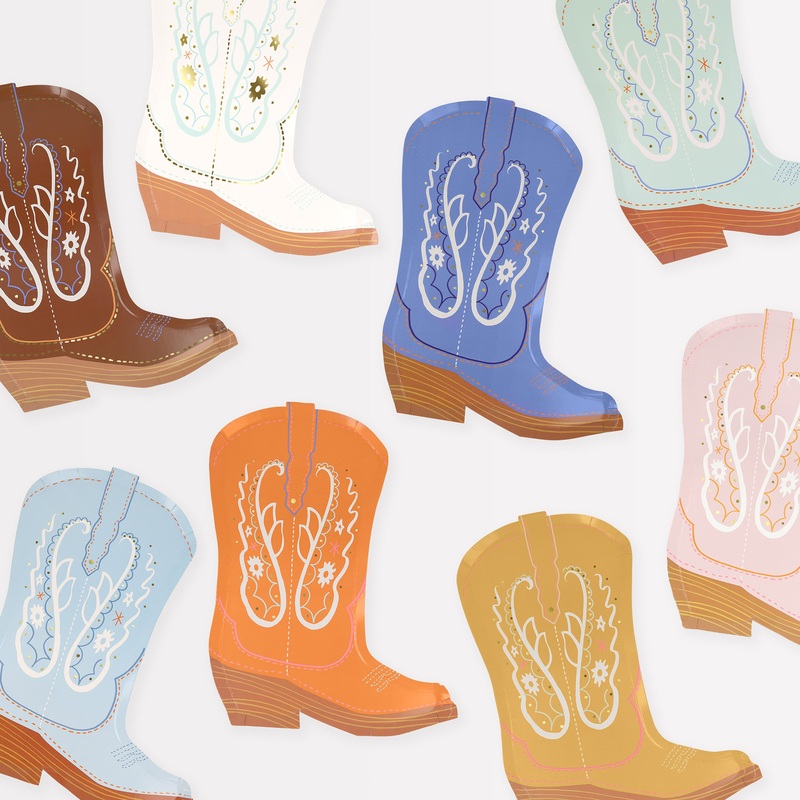 Western Boot Plates (x 8)