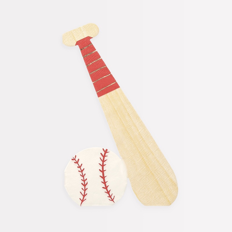 Baseball Napkins (x 16)