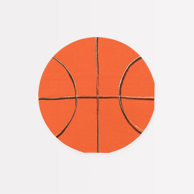 Basketball Napkins (x 16)