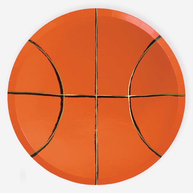 Basketball Plates (x 8)