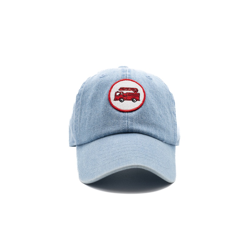 Denim Firetruck Hat