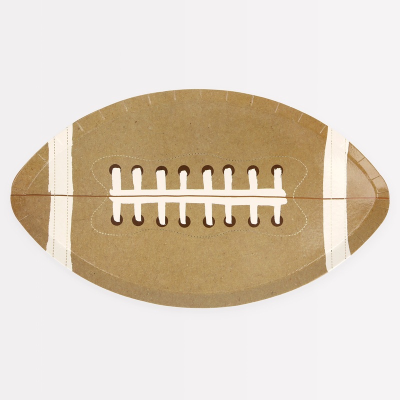 Football Plates (x 8)