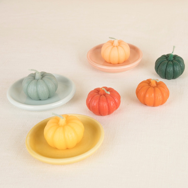 Mini Rainbow Pumpkin Candles (x 6)
