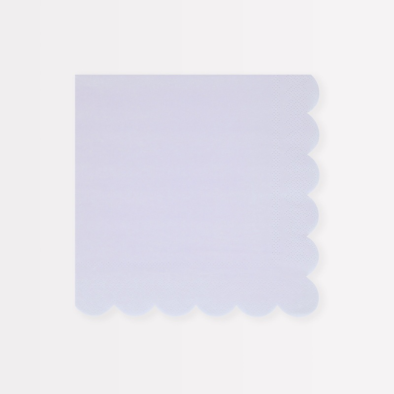 Periwinkle Large Napkins (x 16)