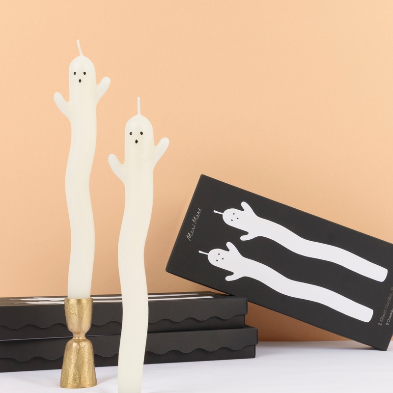 Ghost Table Candles (x 2)