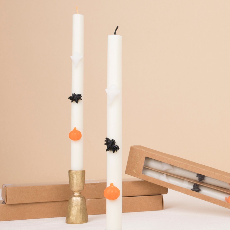 Halloween Icons Table Candles (x 2)