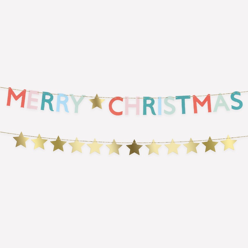 Merry Christmas Mini Matchbox Garland Set