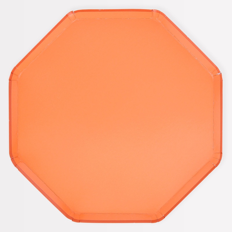 Papaya Dinner Plates (x 8)