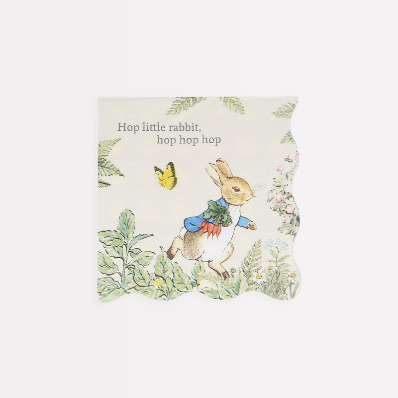 Peter Rabbit In The Garden Small Napkins (x 16)