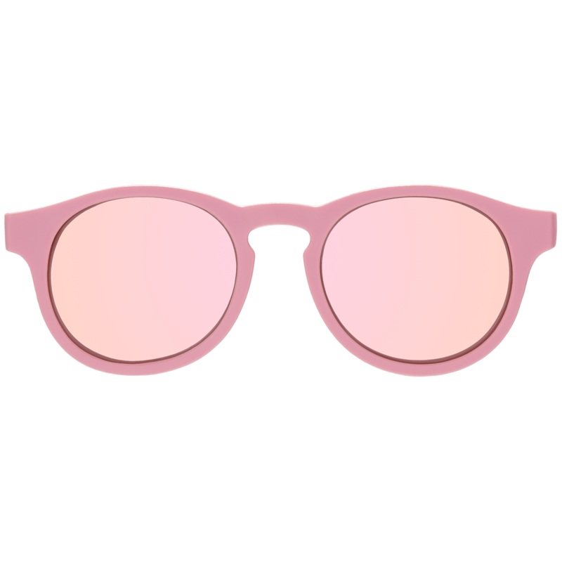 Pink Keyhole Mirrored Lense Sunglasses