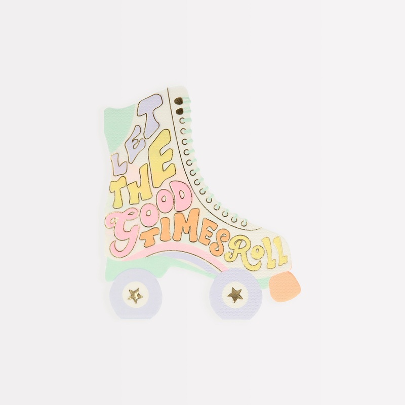 Roller Skate Napkins (x 16)