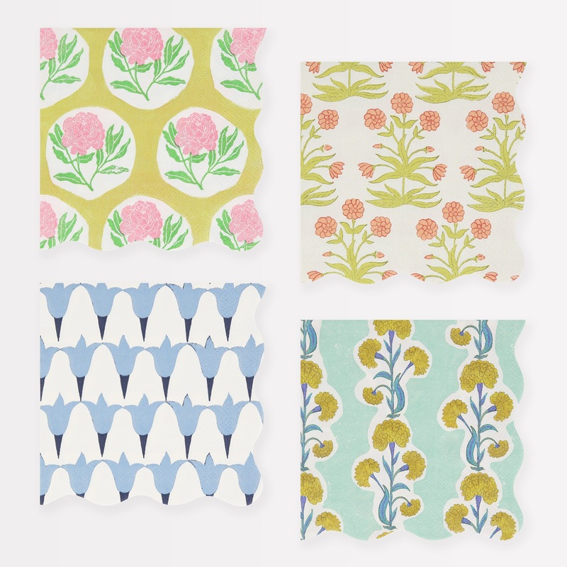 x Molly Mahon Small Napkins (x 16)