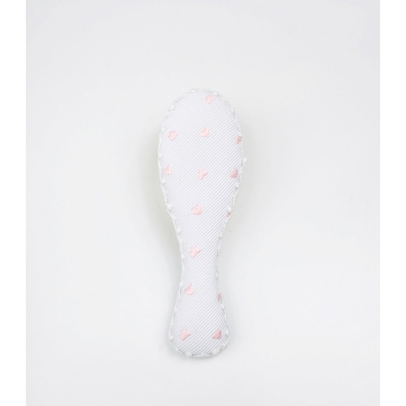 Baby Hairbrush, Pink Hearts