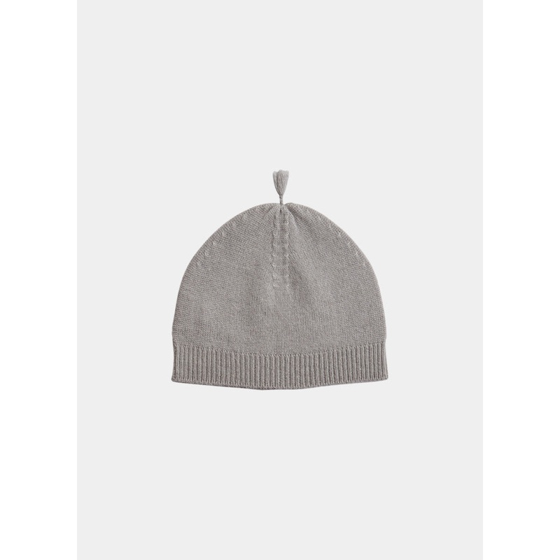 Belle Enfant, Cashmere Tassel Hat – Cloud Grey