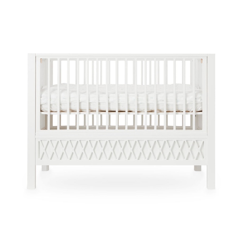 Cam Cam Copenhagen Harlequin Baby Bed White