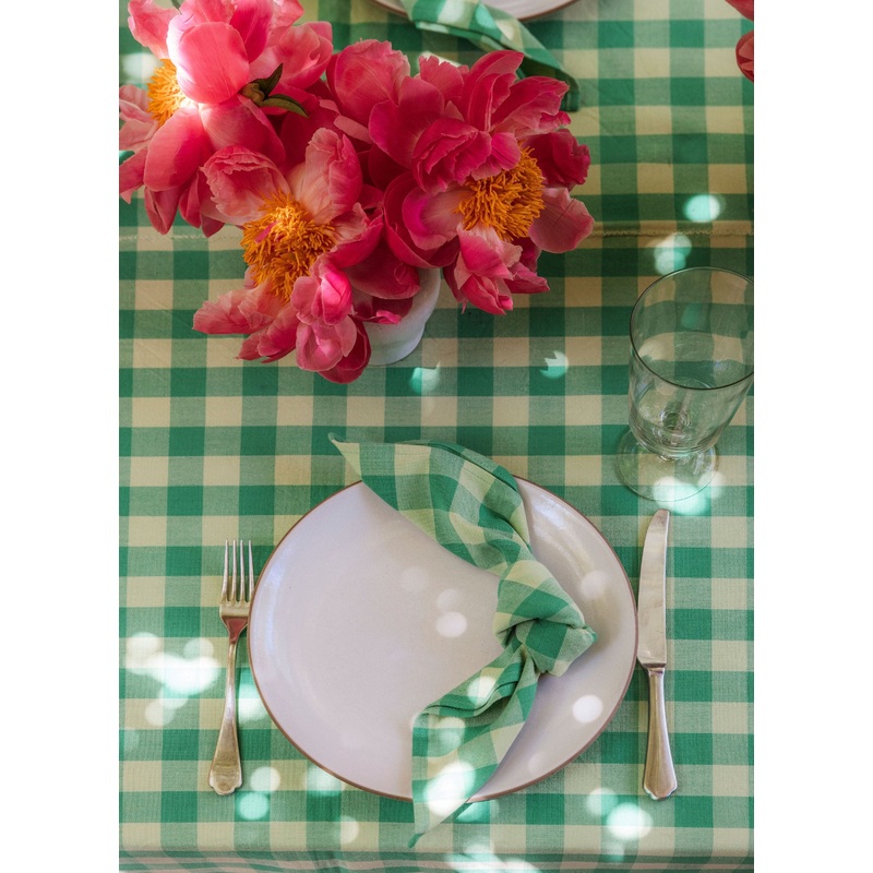 Gingham Lime Napkins