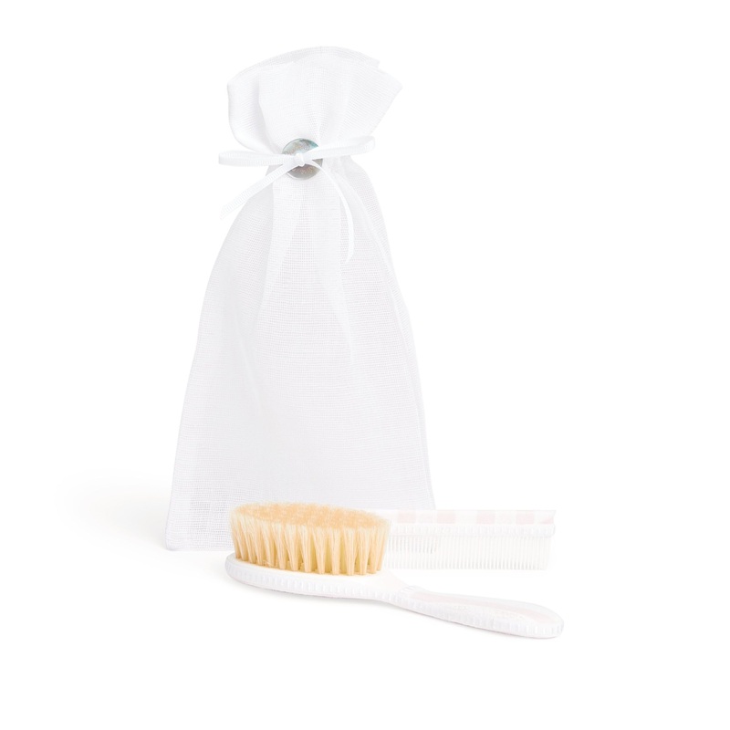 Tartine et Chocolat Brush & Comb Set – Pale Pink