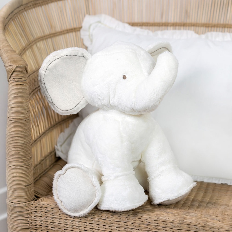 Tartine Et Chocolat – Ferdinand The Elephant in White 25cm