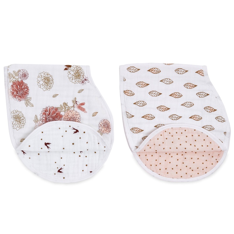 Aden + Anais Burpy Bibs 2 Pack – Dahlias