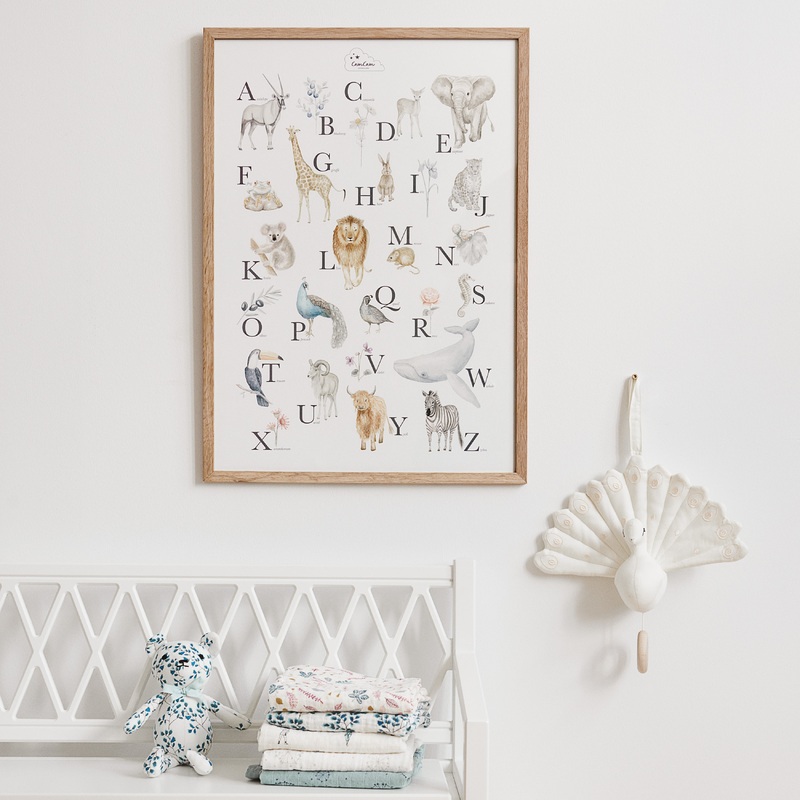 Cam Cam Copenhagen Alphabet Poster