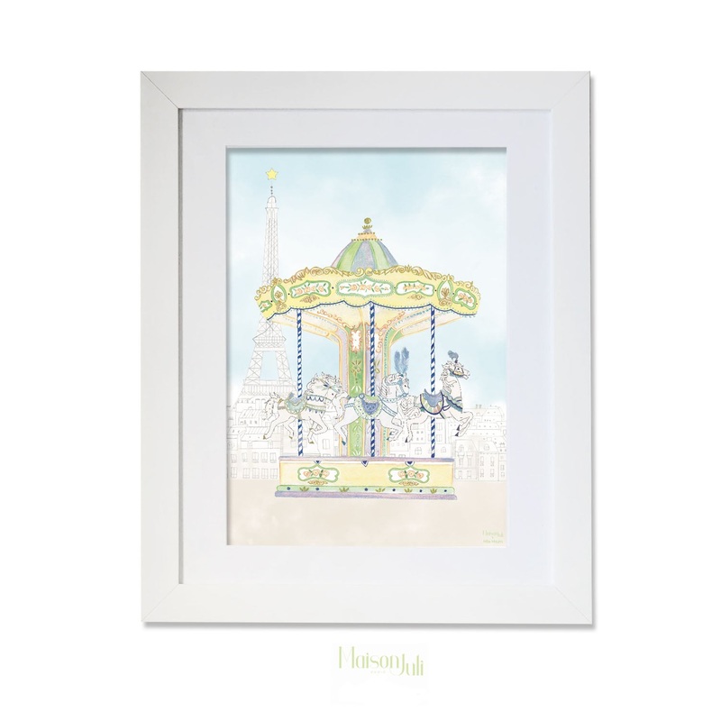 Carousel of the Trocadero Blue Print