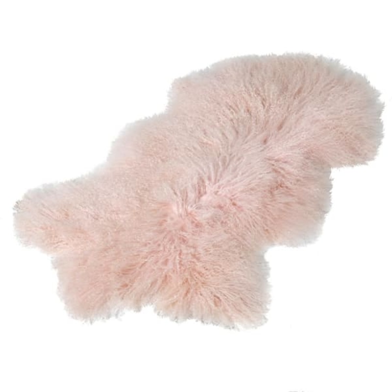 Pale Pink Mongolian Rug