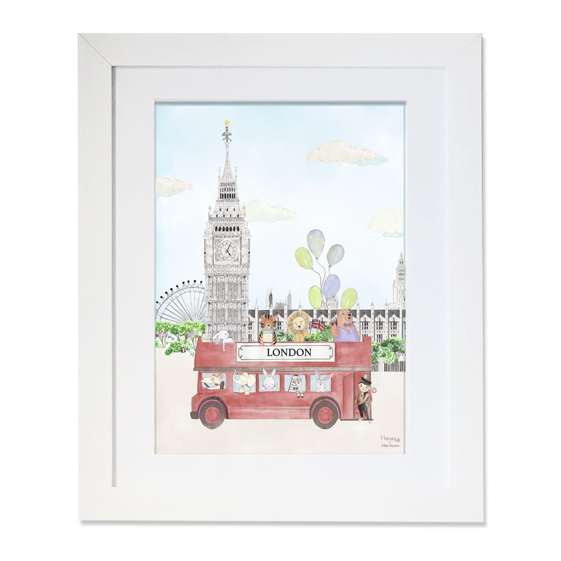The Animals and Big Ben Print