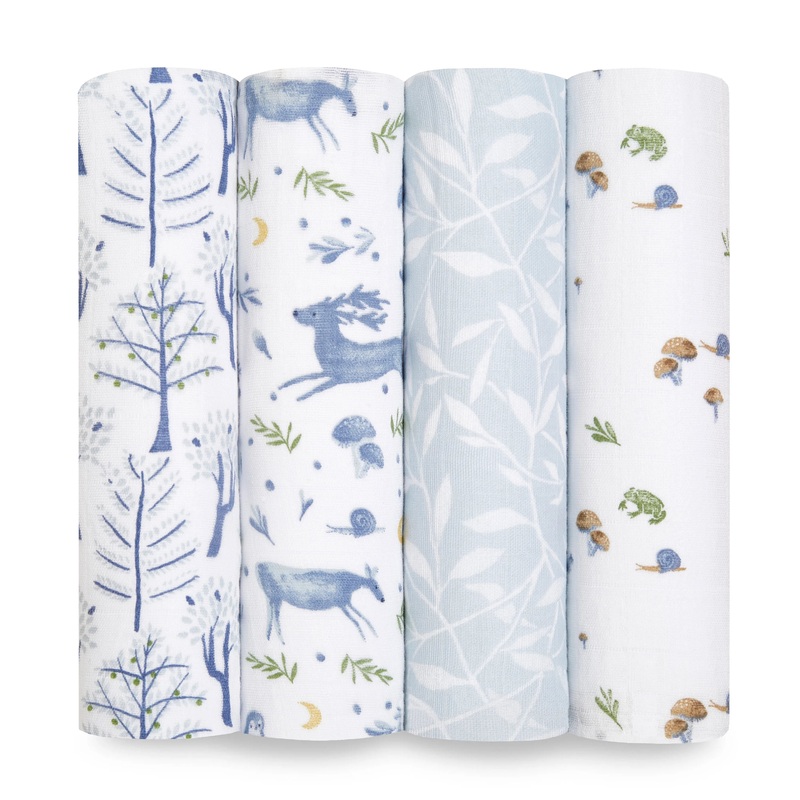 Aden + Anais – Outdoors Organic Swaddles 4 Pack