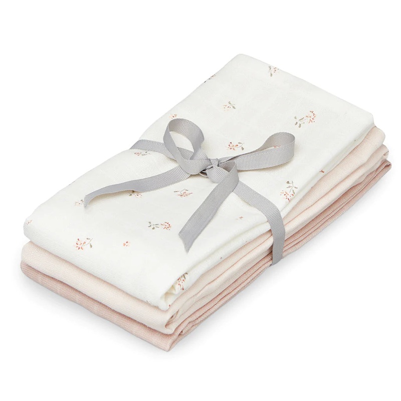Cam Cam Copenhagen Muslin Cloths Mixed 3 Pack in Mix Poppies