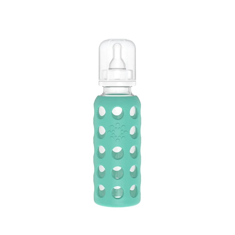 Lifefactory Glass Baby Bottle – Kale (265ml)