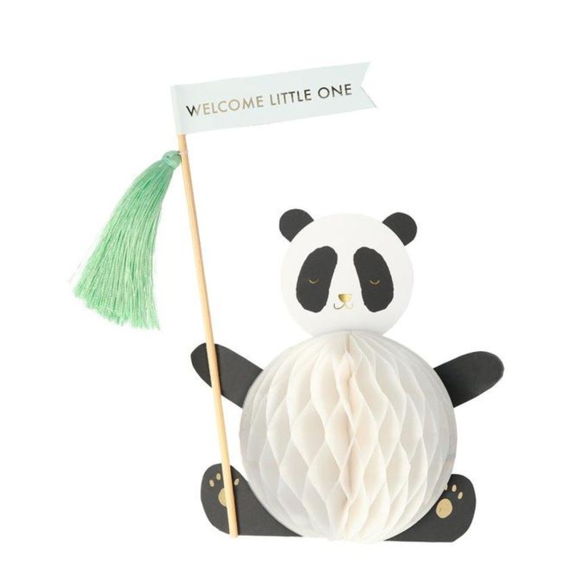 Meri Meri – Baby Panda Welcome Little One Stand-Up Card