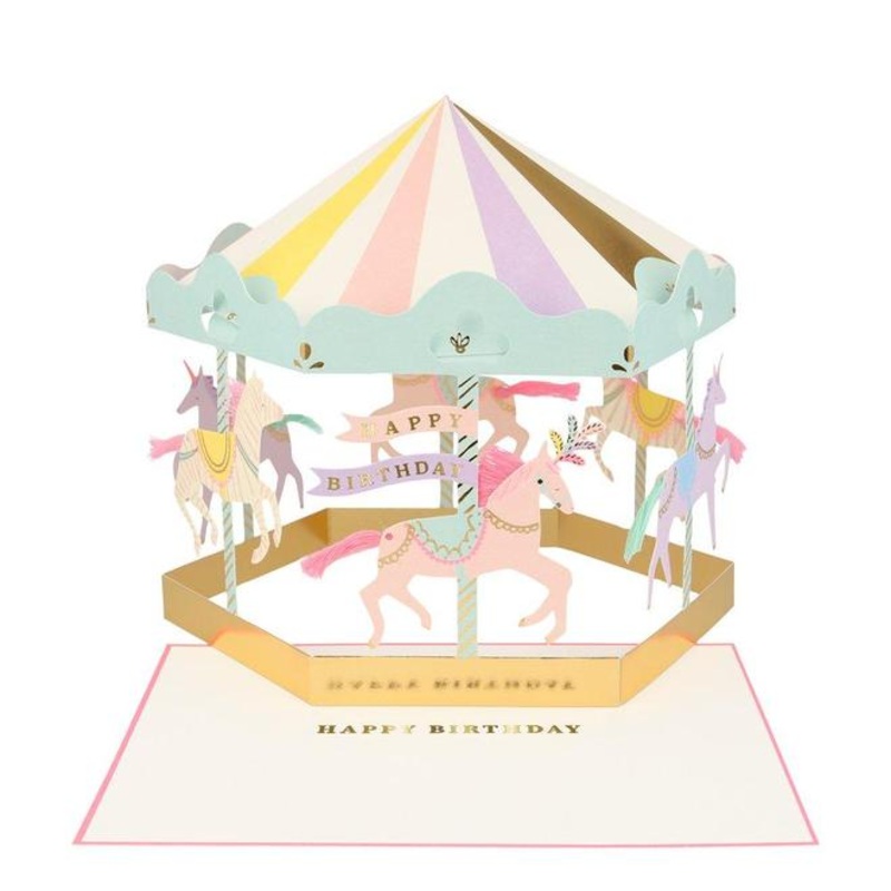 Meri Meri – Carousel Stand Up Birthday Card