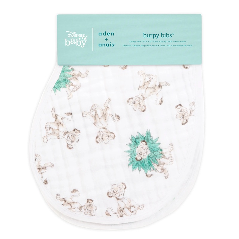 Aden + Anais Burpy Bibs 2 Pack – Disney The Lion King