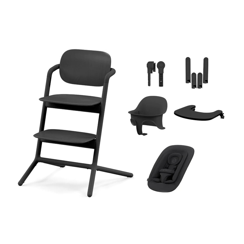 CYBEX LEMO 4-in-1 Highchair Set – Stunning Black