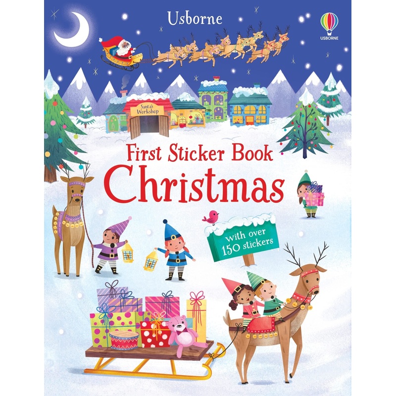 First Sticker Book Christmas – Usborne