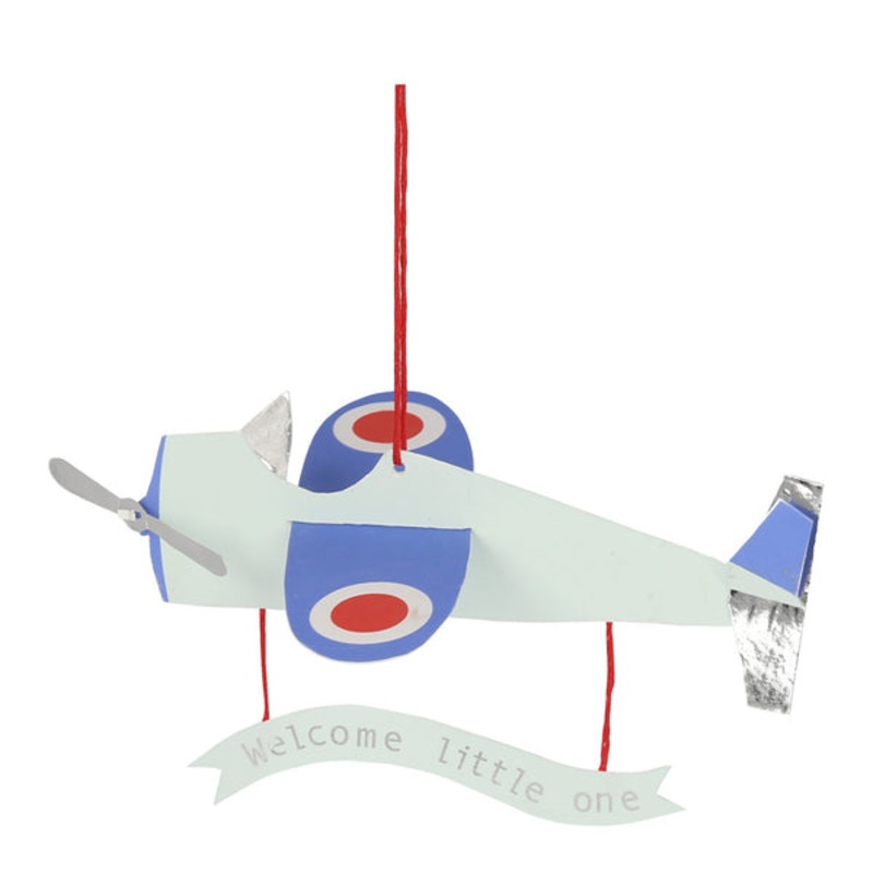 Meri Meri – Aeroplane Baby Card