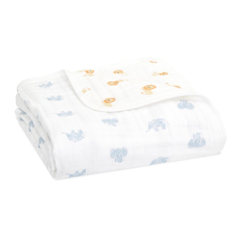Aden + Anais – Animal Kingdom Elephant Organic Dream Blanket