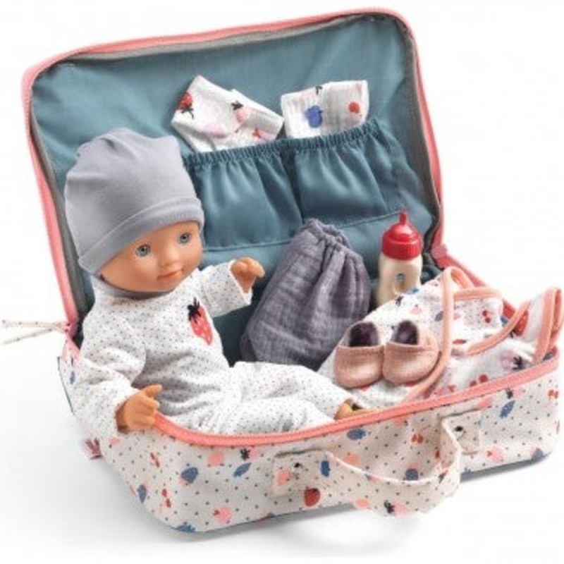 Djeco – The Vanille Baby Doll Pomea Suitcase