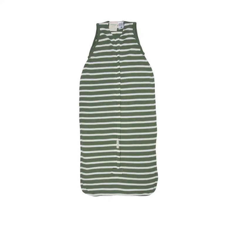 Woolbabe 3-Seasons Front Zip Sleeping Bag – FERN STRIPE