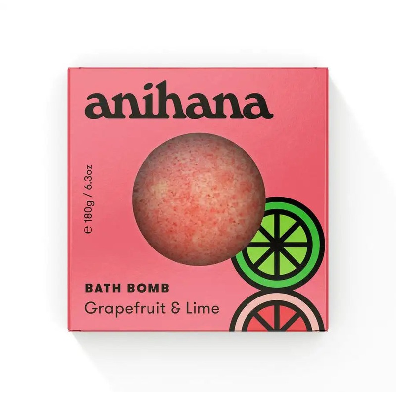 Anihana – Grapefruit & Lime Bath Bomb – 180g